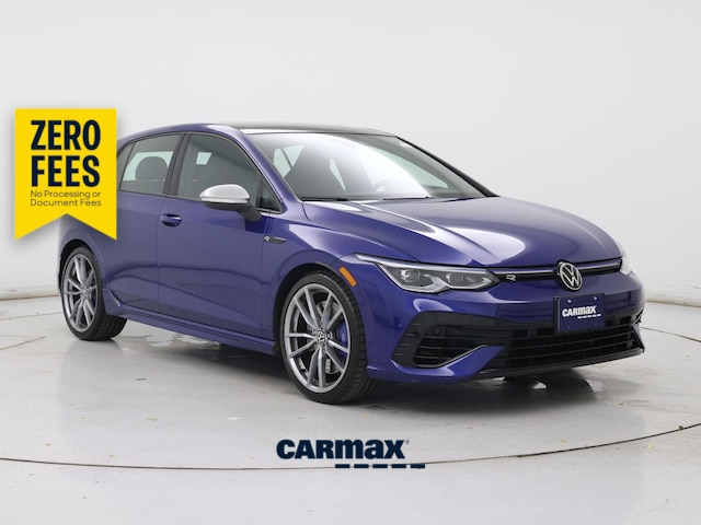 Blue 2024 Volkswagen Golf R Hatchback All-Wheel Drive Automatic