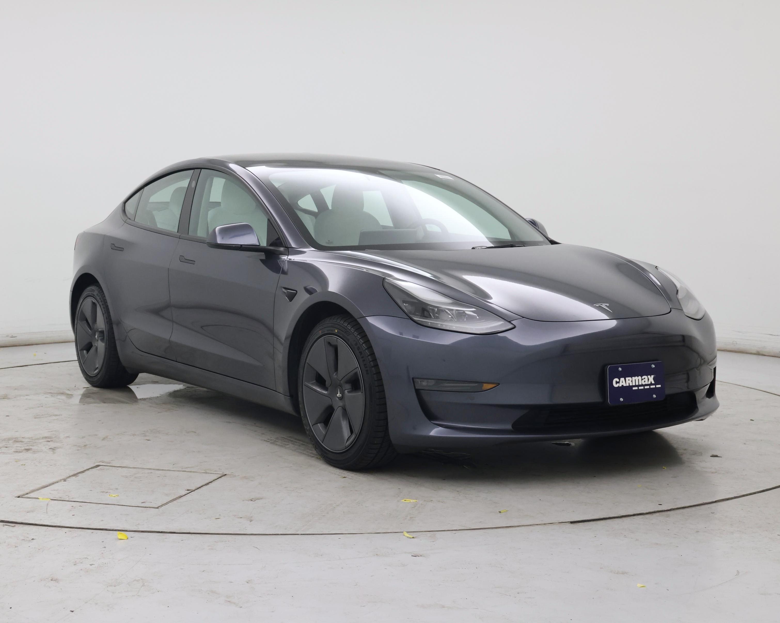 Gray 2022 Tesla Model 3 Sedan All-Wheel Drive Automatic