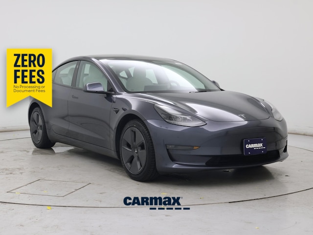 Gray 2022 Tesla Model 3 Sedan All-Wheel Drive Automatic