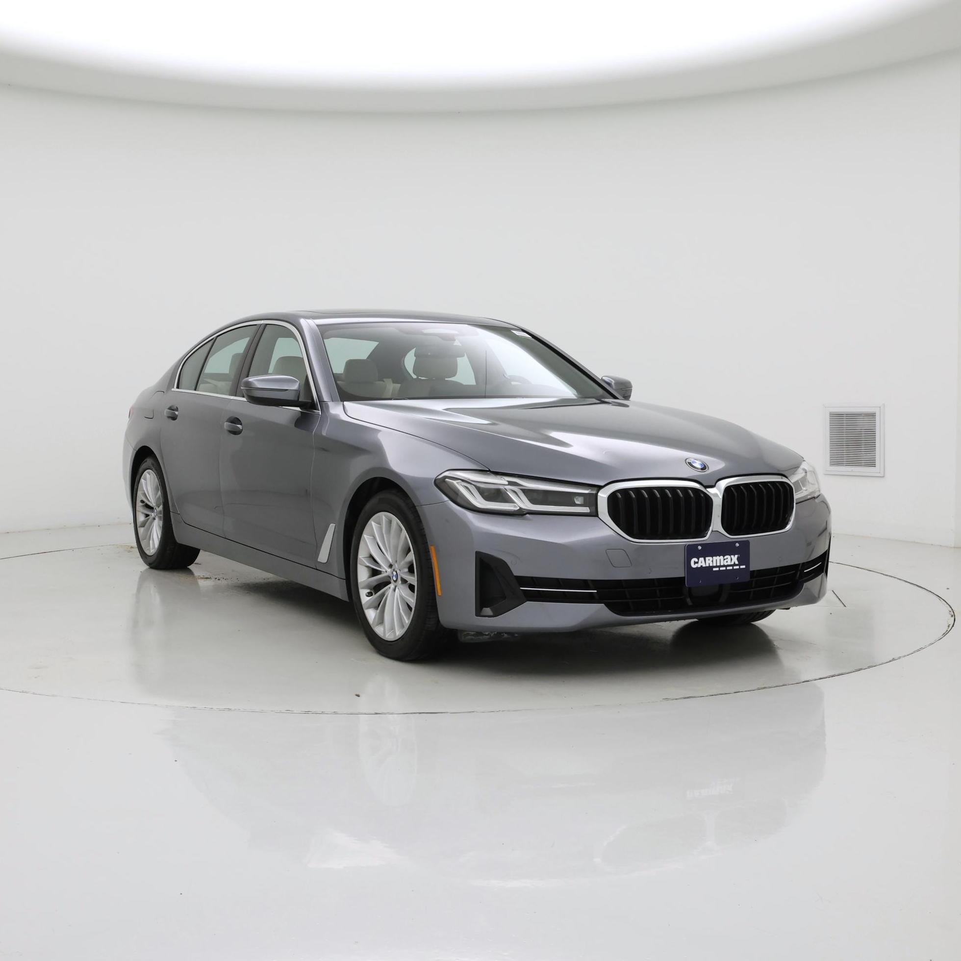 Gray 2022 BMW 5 Series Sedan All-Wheel Drive Automatic