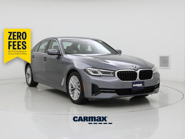 Gray 2022 BMW 5 Series Sedan All-Wheel Drive Automatic