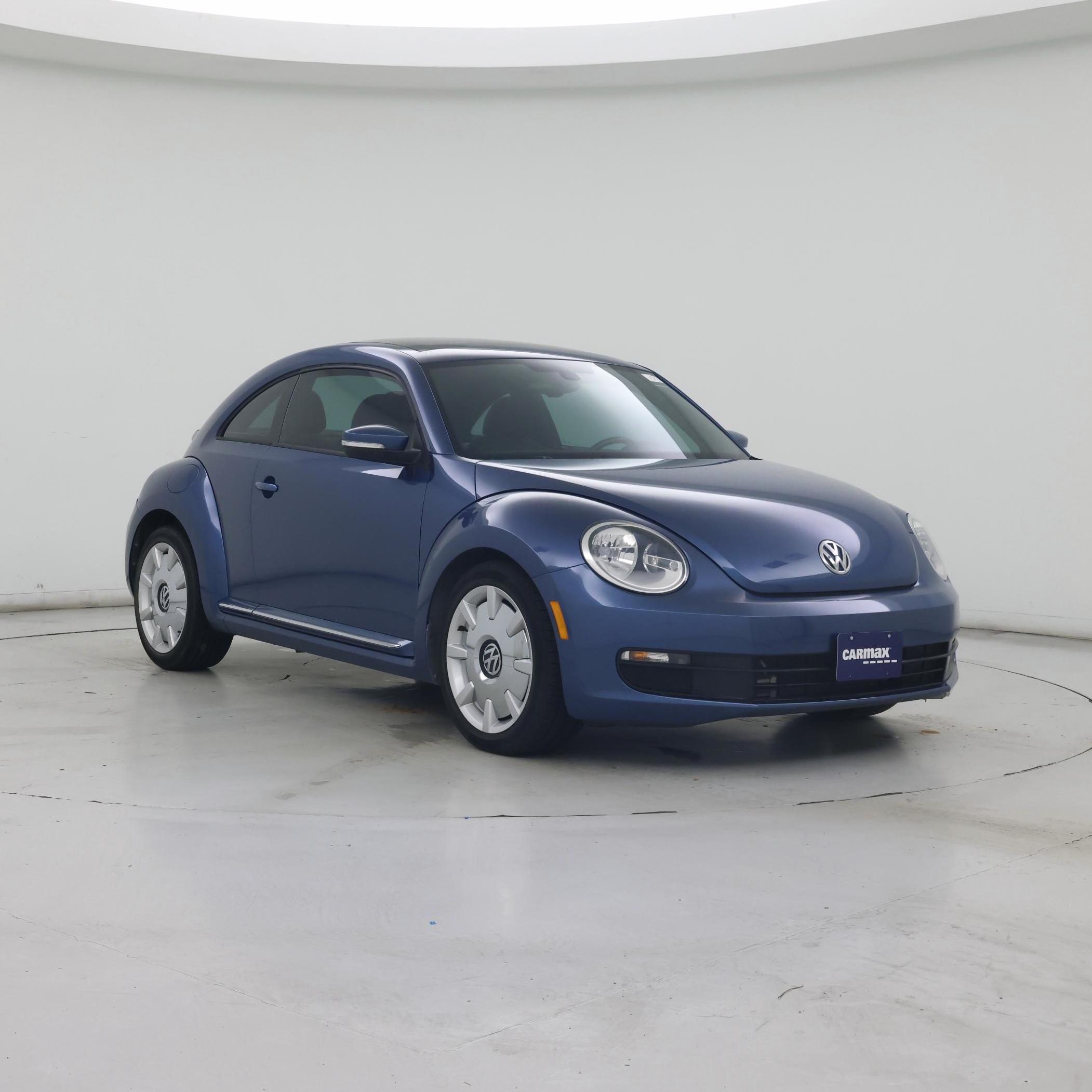 Blue 2016 Volkswagen Beetle Hatchback Front-Wheel Drive Automatic
