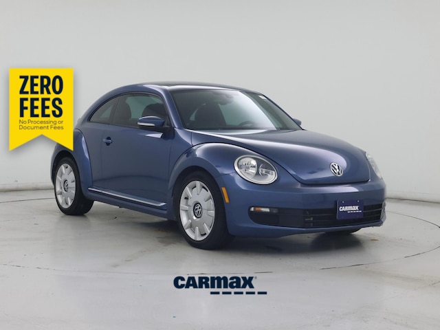 Blue 2016 Volkswagen Beetle Hatchback Front-Wheel Drive Automatic