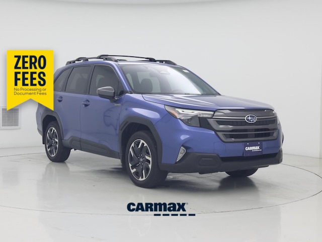 Blue 2025 Subaru Forester Hybrid Premium AWD SUV / Crossover All-Wheel Drive Continuously Variable Transmission