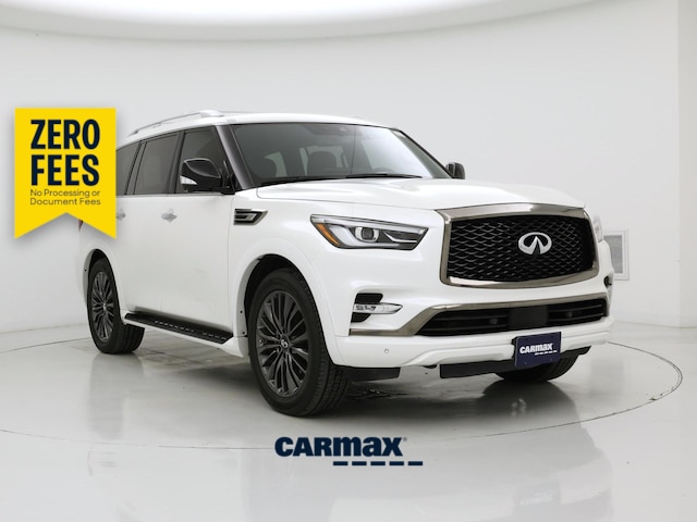White 2024 INFINITI QX80 SUV / Crossover All-Wheel Drive 7-Speed Automatic