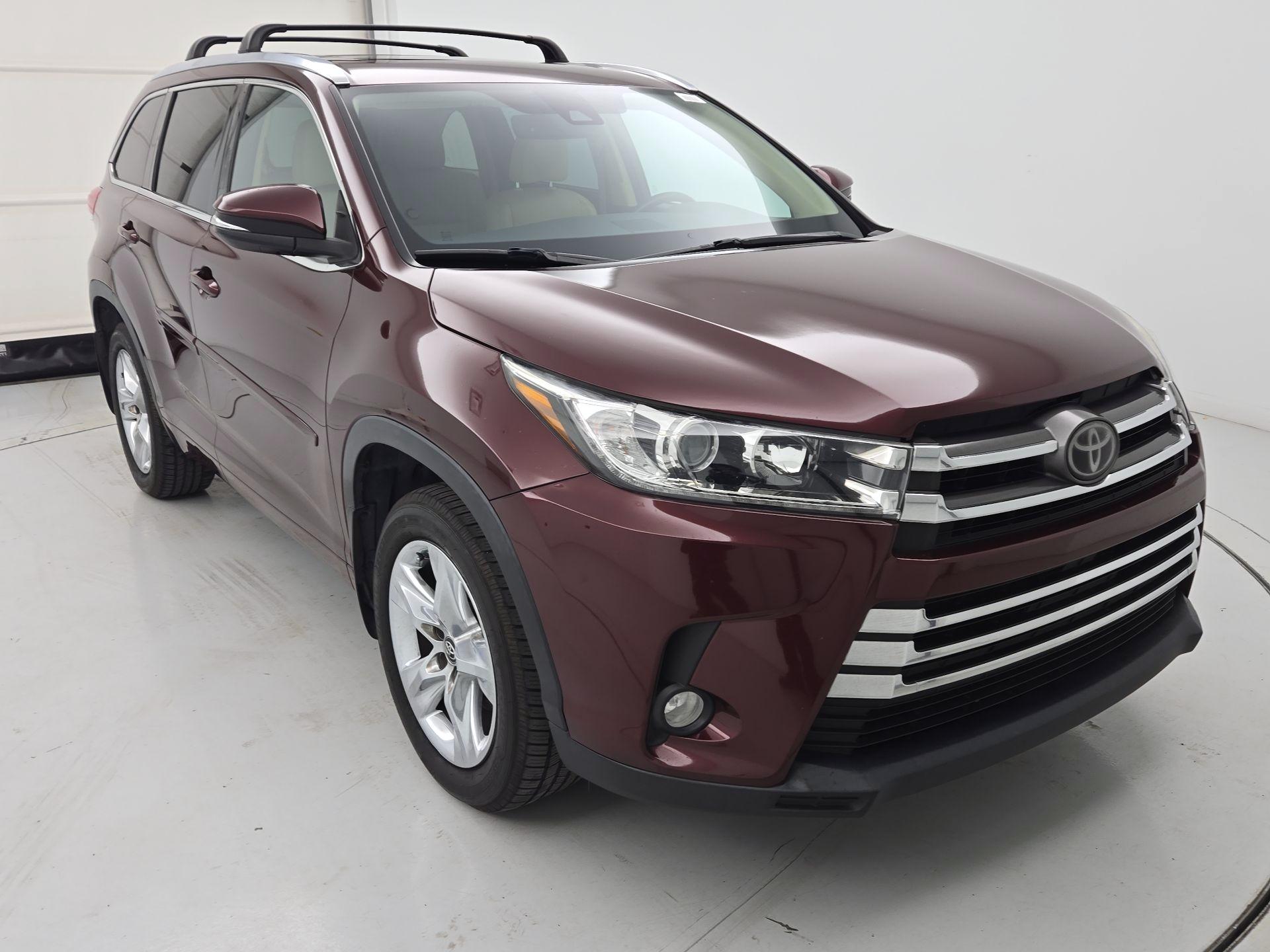 Red (Burgundy) 2018 Toyota Highlander SUV / Crossover All-Wheel Drive Automatic