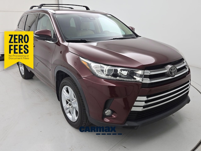 Red (Burgundy) 2018 Toyota Highlander SUV / Crossover All-Wheel Drive Automatic