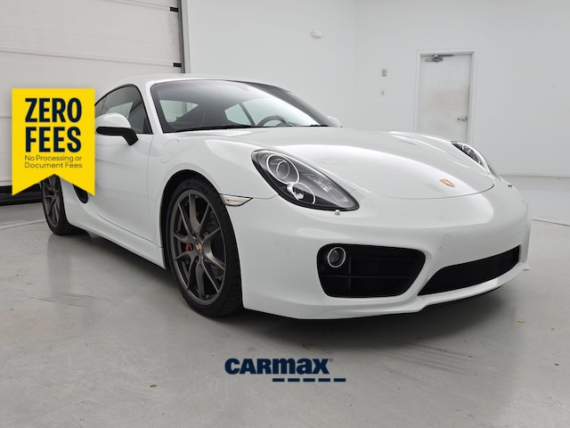 White 2015 Porsche Cayman Coupe Rear-Wheel Drive Automatic