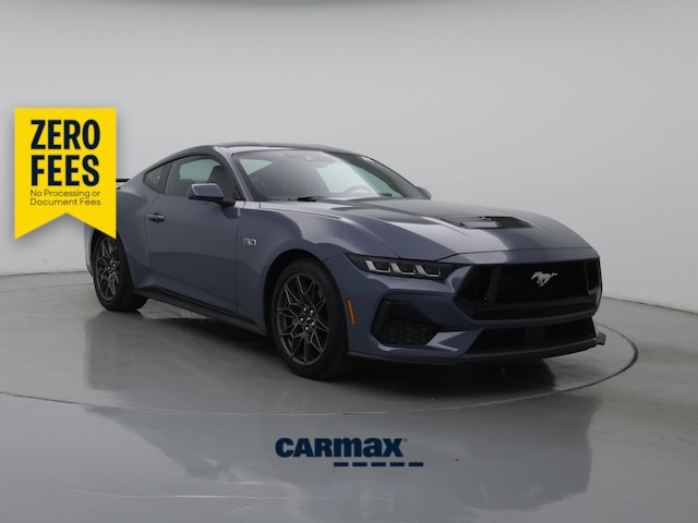 Blue 2024 Ford Mustang GT Premium Fastback RWD Coupe Rear-Wheel Drive Manual