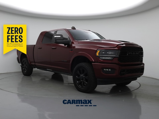 Red (Burgundy) 2024 RAM 2500 Limited Mega Cab 4WD Pickup Truck Four-Wheel Drive Automatic