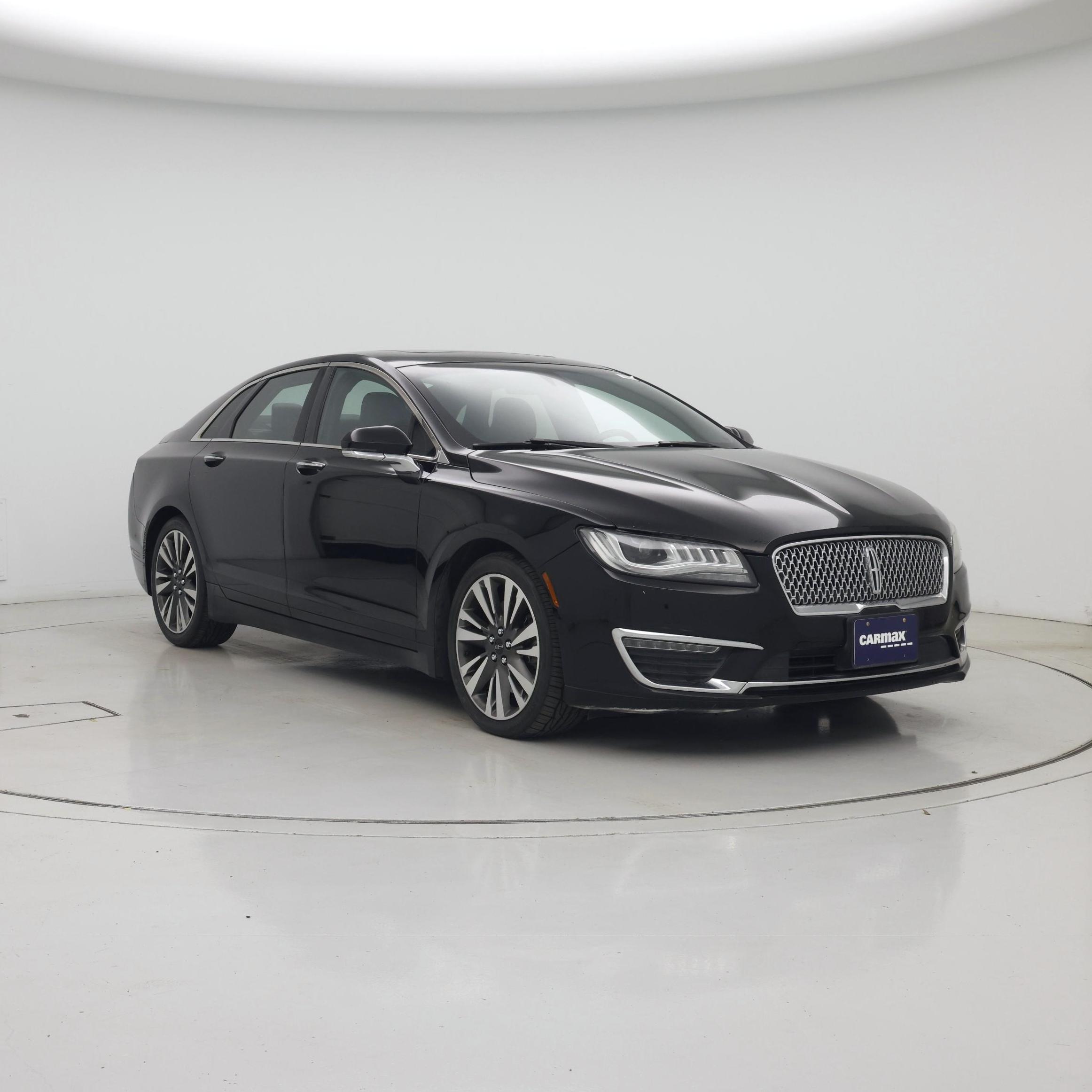 Black 2017 Lincoln MKZ Sedan Front-Wheel Drive Automatic
