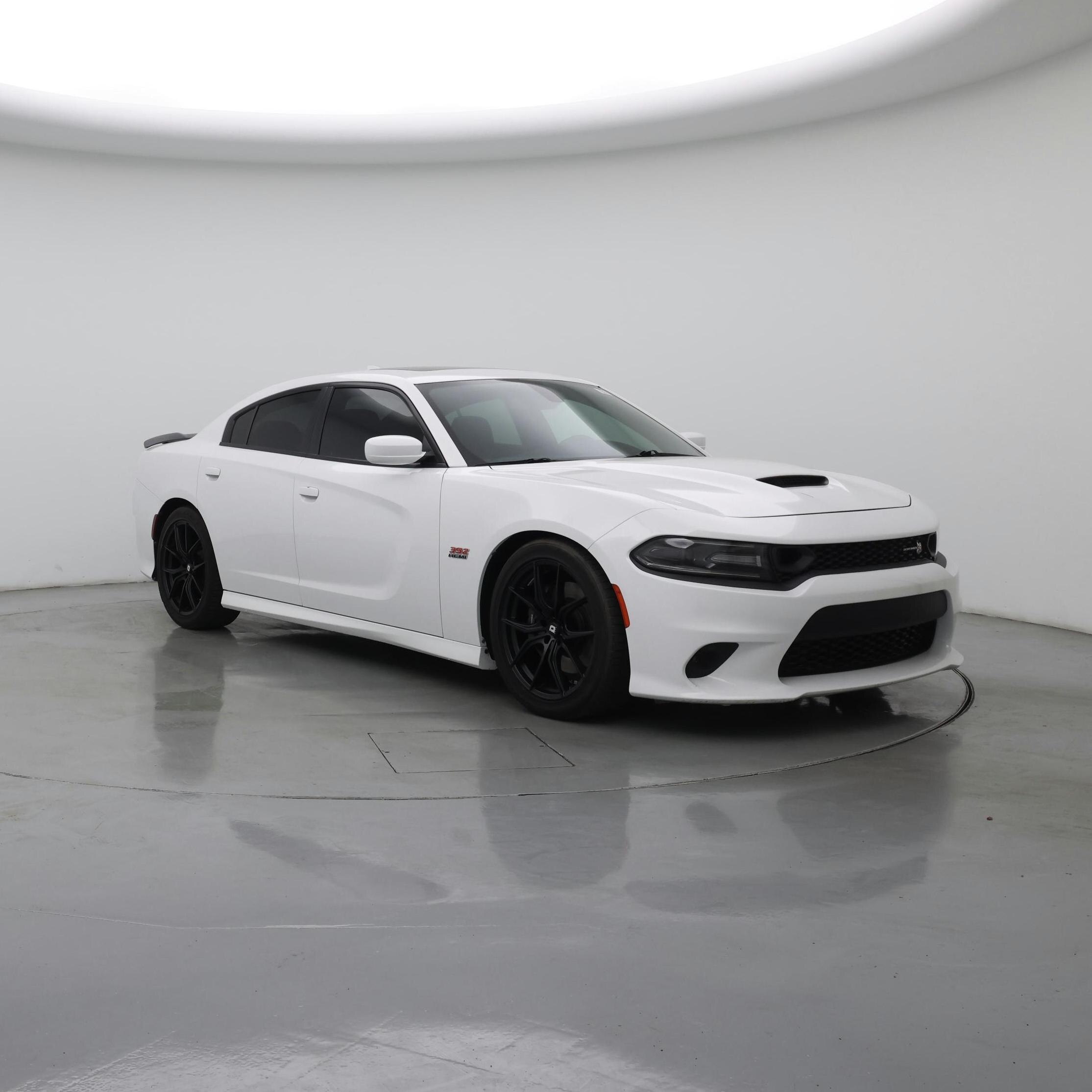 White 2021 Dodge Charger Sedan Rear-Wheel Drive Automatic