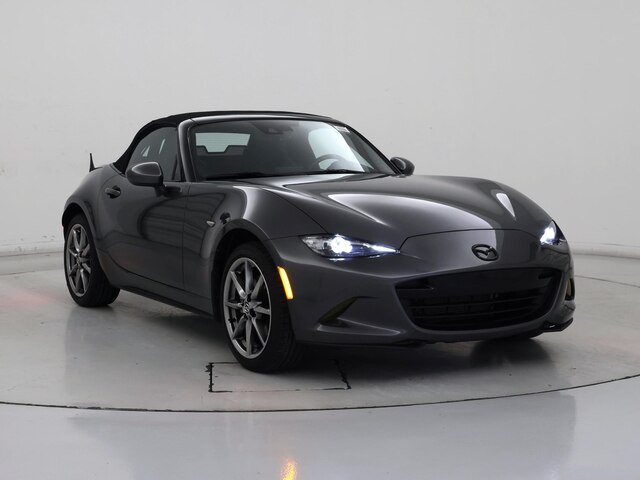 Gray 2023 Mazda MX-5 Miata Grand Touring RWD Convertible Rear-Wheel Drive Manual