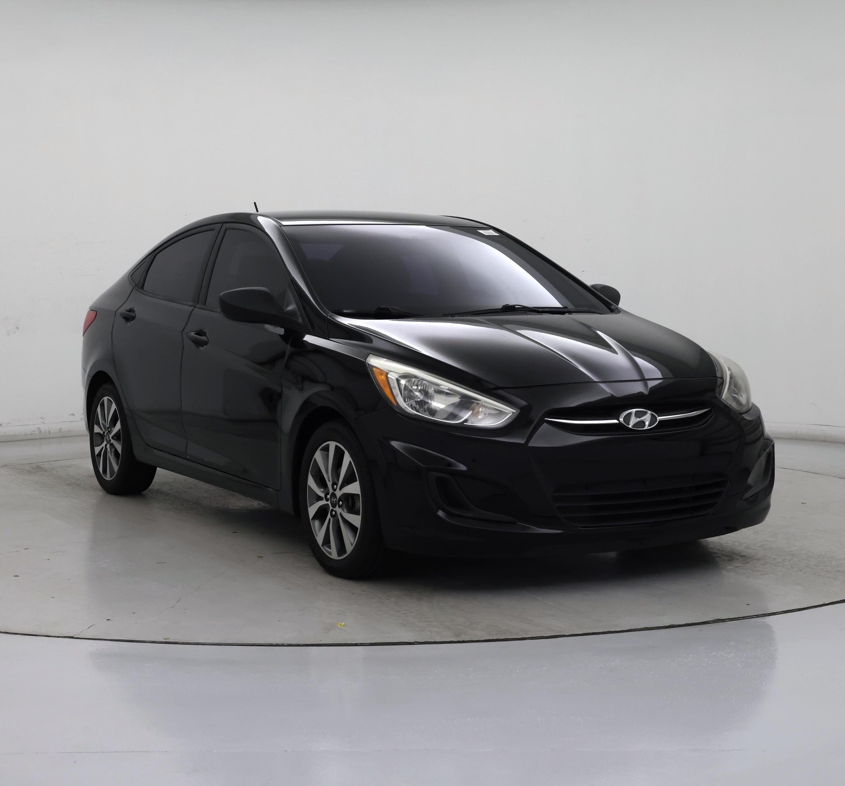 Black 2017 Hyundai Accent Sedan Front-Wheel Drive Automatic