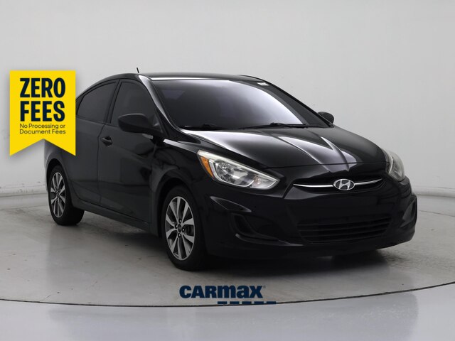 Black 2017 Hyundai Accent Sedan Front-Wheel Drive Automatic