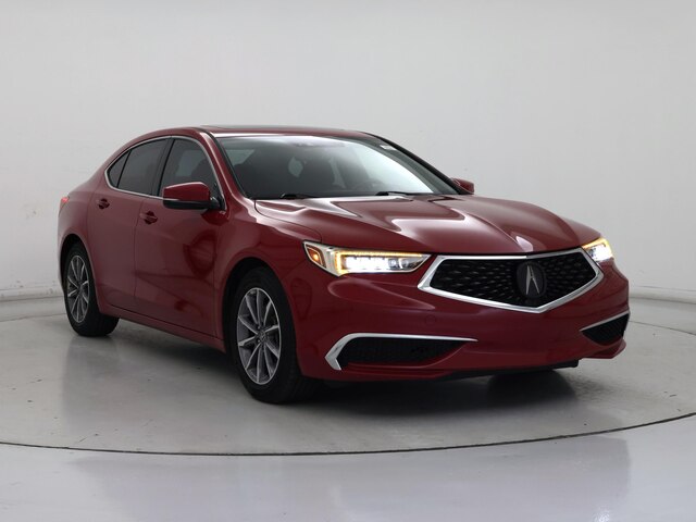 Red 2018 Acura TLX FWD with Technology Package Sedan Front-Wheel Drive Automatic