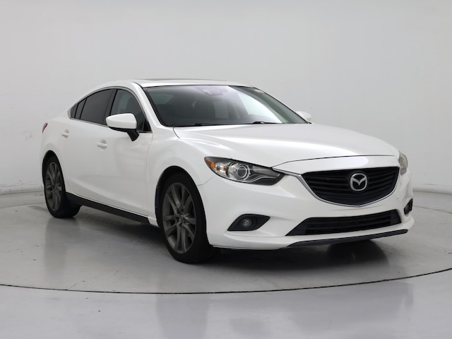 White 2015 Mazda MAZDA6 i Grand Touring Sedan Front-Wheel Drive Automatic