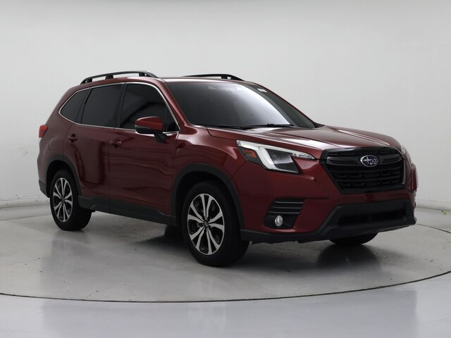 Red (Burgundy) 2022 Subaru Forester Limited Crossover AWD SUV / Crossover All-Wheel Drive Automatic