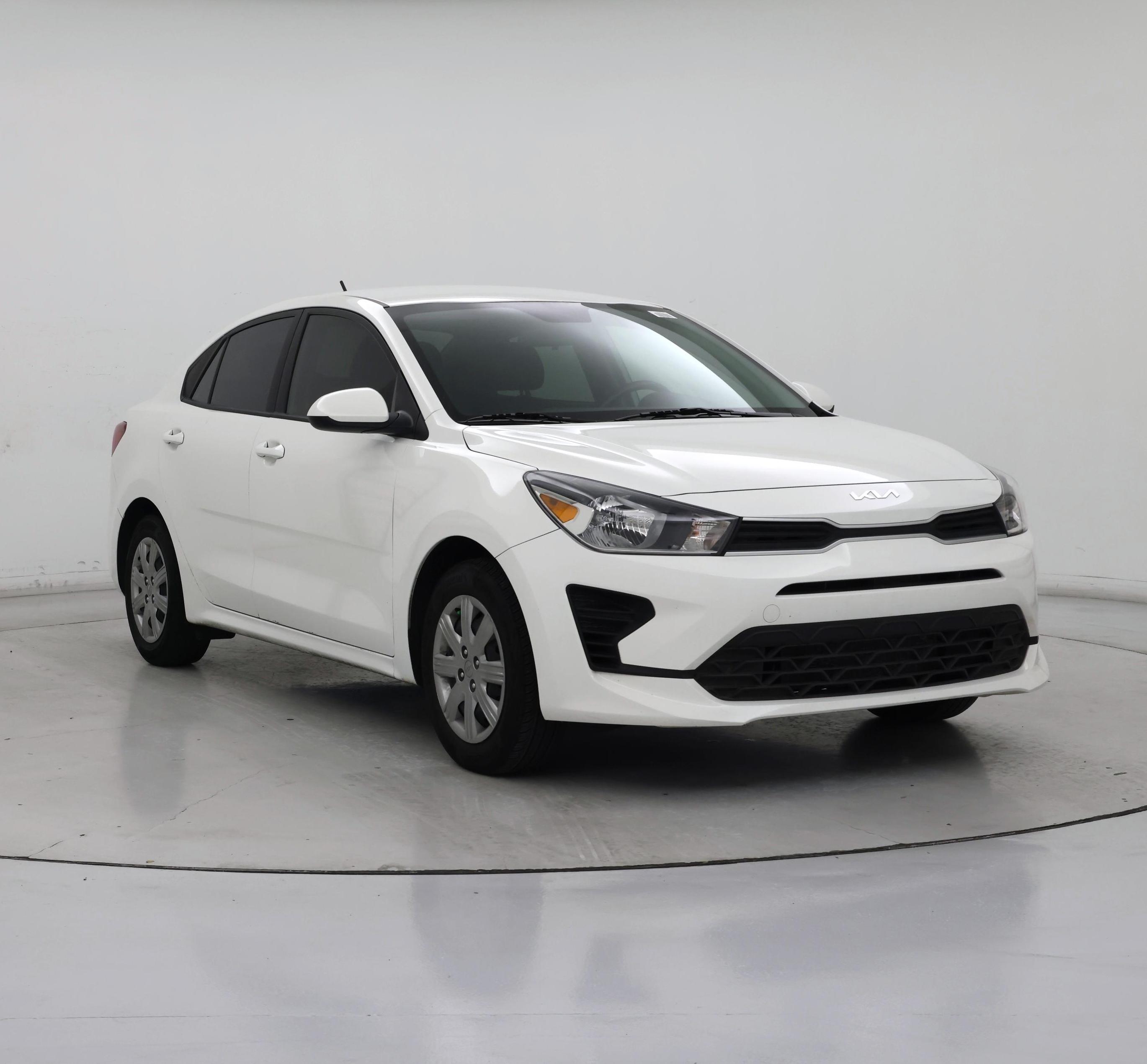 White 2022 Kia Rio Sedan Front-Wheel Drive Automatic