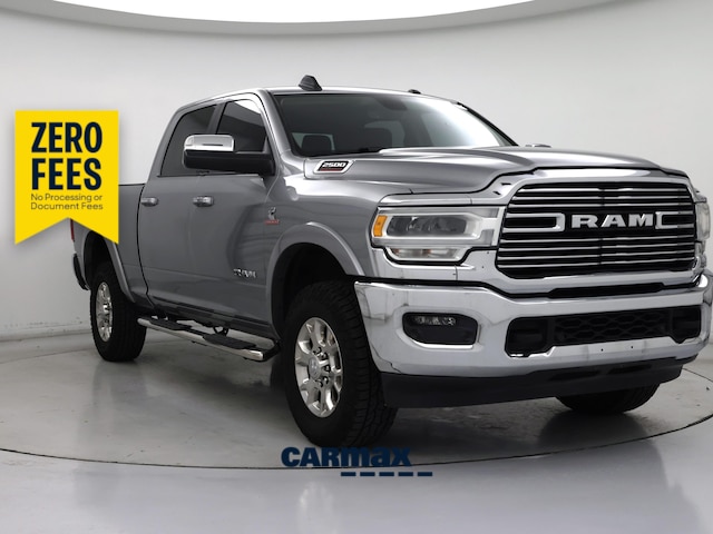 Gray 2020 RAM 2500 Laramie Crew Cab 4WD Pickup Truck Four-Wheel Drive Automatic