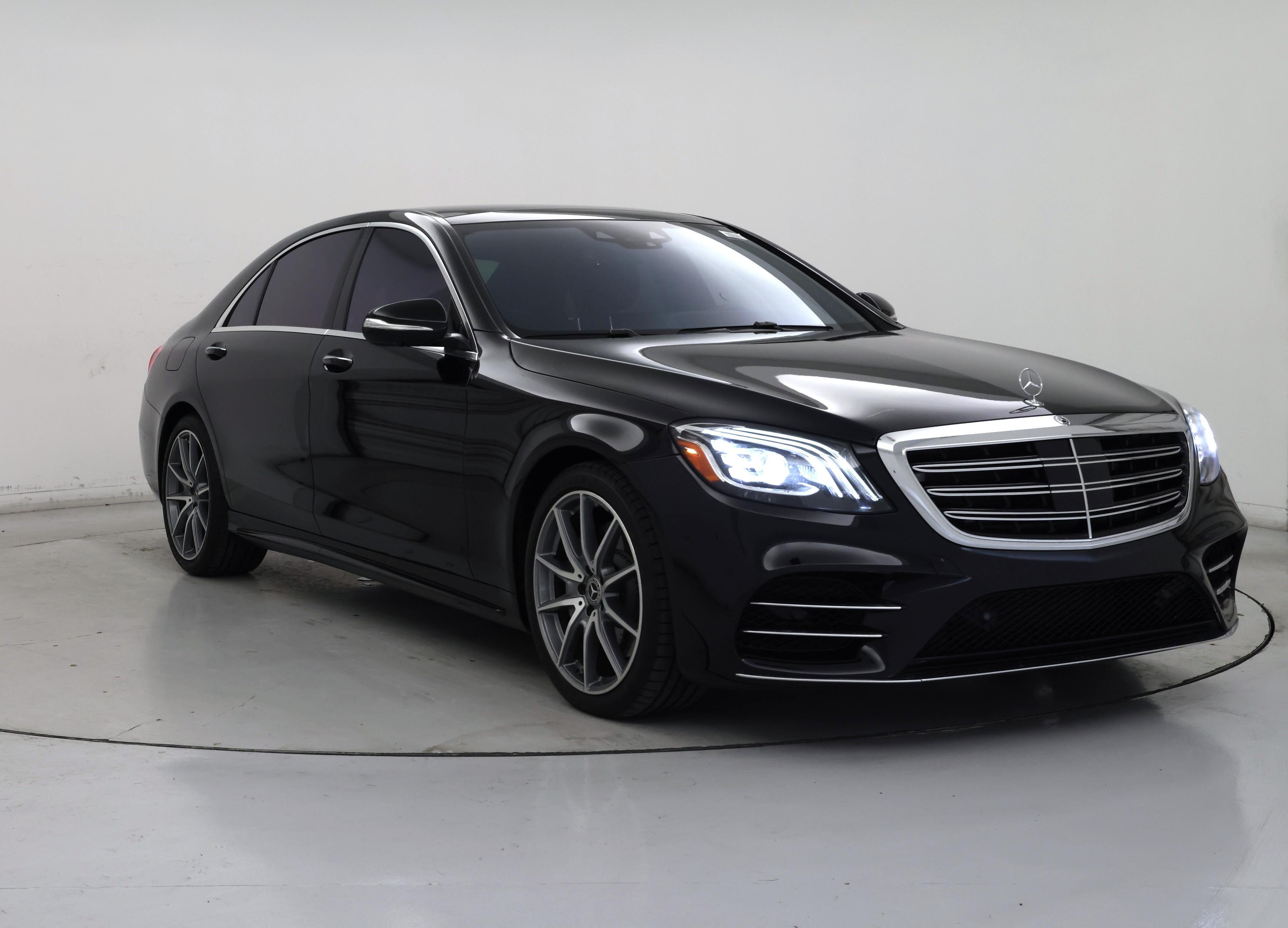 Black 2020 Mercedes-Benz S-Class Sedan Rear-Wheel Drive Automatic