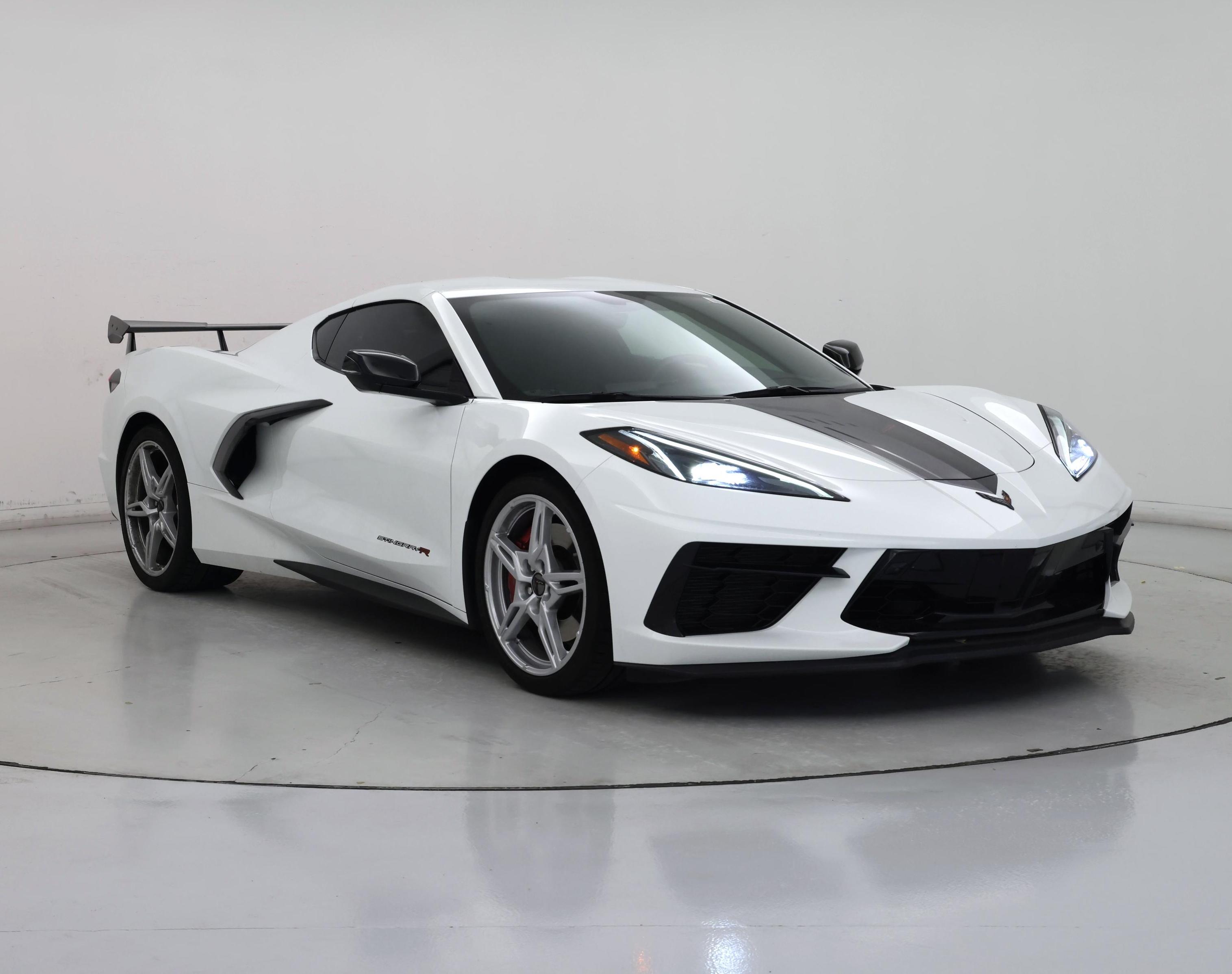 White 2022 Chevrolet Corvette Stingray 2LT Coupe RWD Coupe Rear-Wheel Drive Automatic