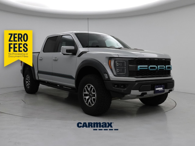 Gray 2023 Ford F-150 Raptor SuperCrew 4WD Pickup Truck Four-Wheel Drive Automatic