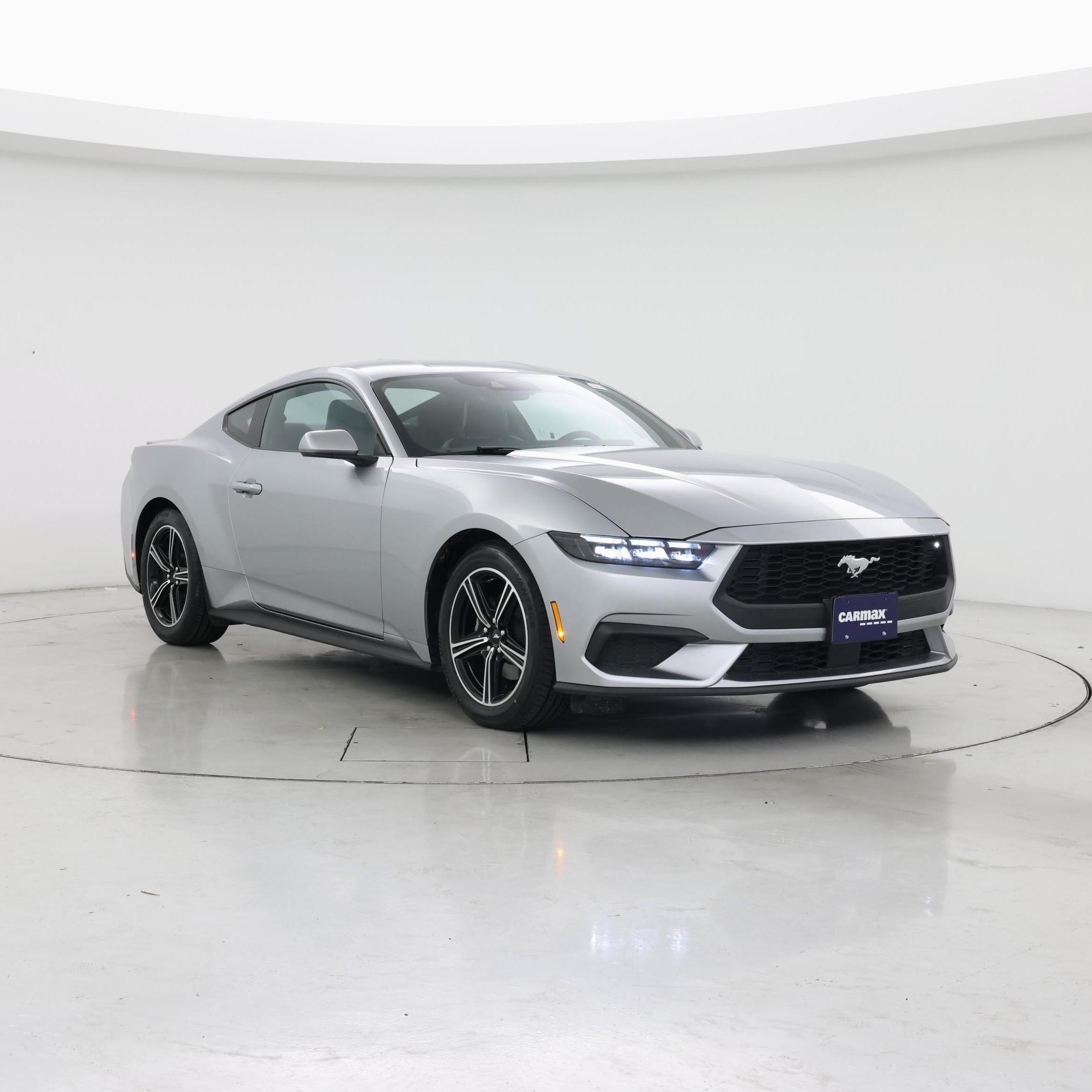 Silver 2025 Ford Mustang Coupe Rear-Wheel Drive Automatic