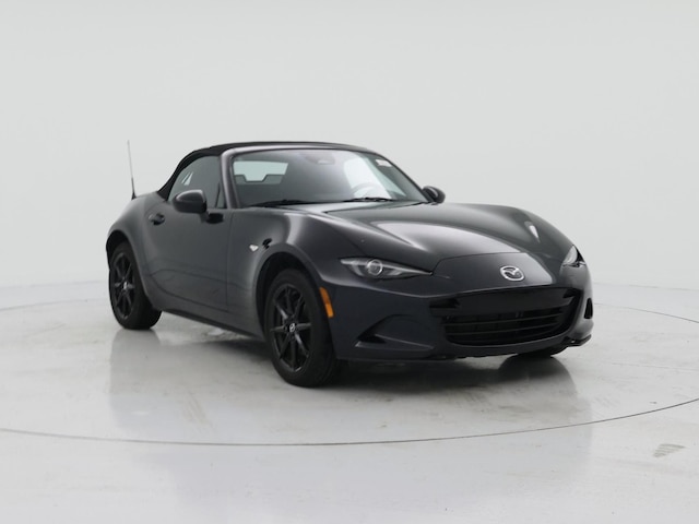 Black 2025 Mazda MX-5 Miata Sport RWD Convertible Rear-Wheel Drive Manual