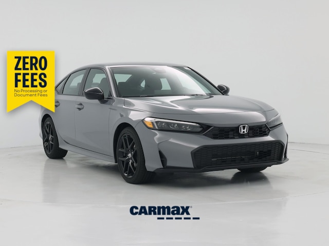 Gray 2026 Honda Civic Sport FWD Sedan Front-Wheel Drive Automatic