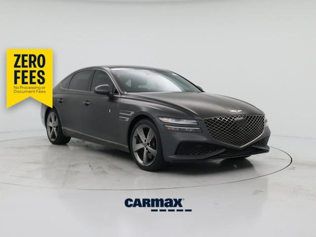 Gray 2023 Genesis G80 Sedan All-Wheel Drive Automatic