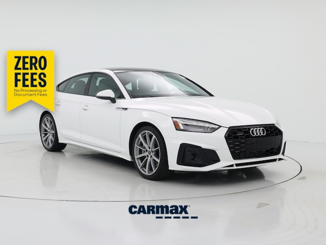 White 2025 Audi A5 Sportback quattro Premium S Line 45 TFSI Sedan All-Wheel Drive Automatic
