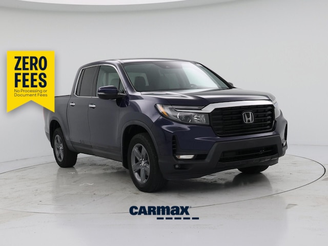 Blue 2023 Honda Ridgeline Pickup Truck All-Wheel Drive Automatic