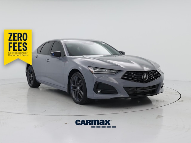 Gray 2024 Acura TLX SH-AWD with A-Spec Package Sedan All-Wheel Drive Automatic