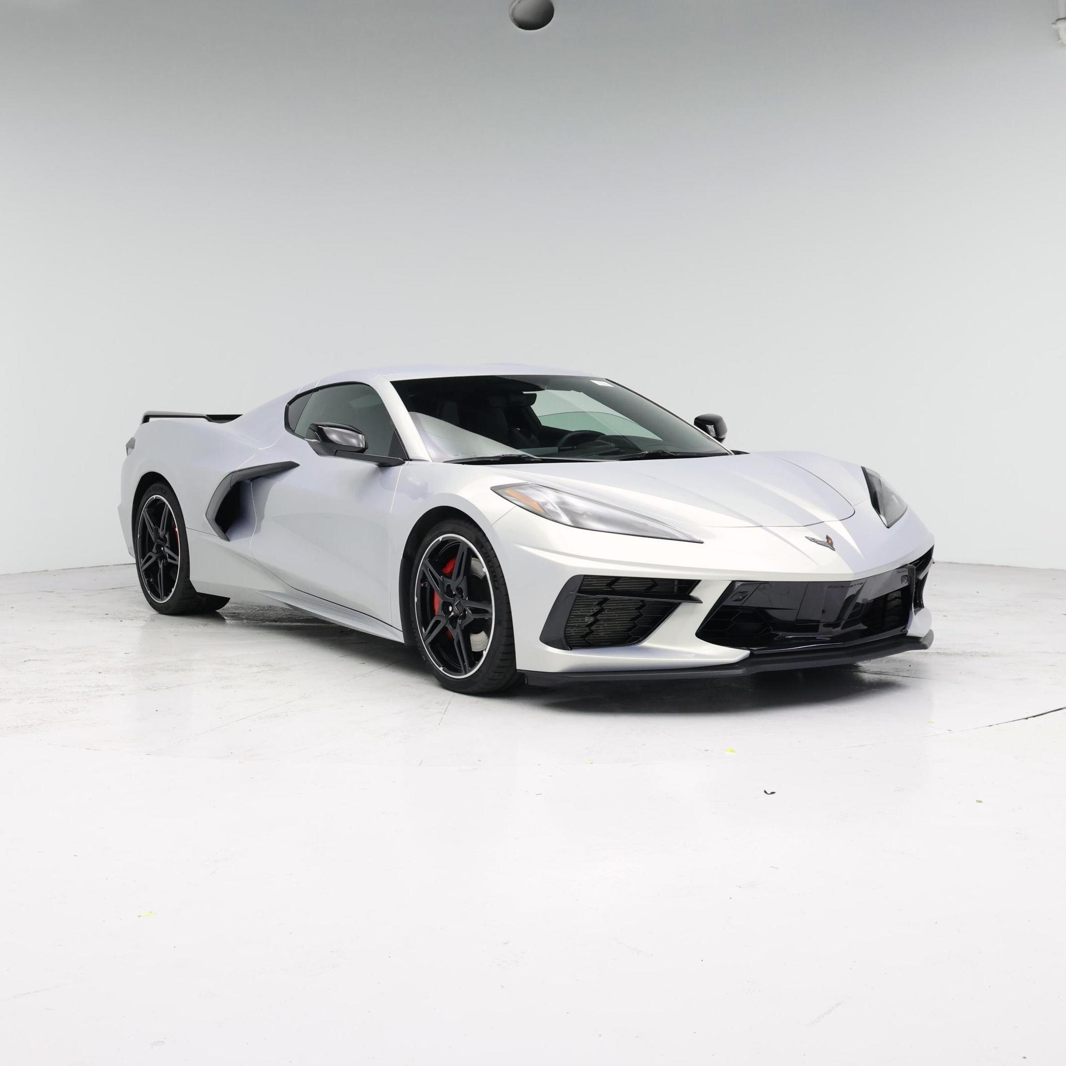 Silver 2022 Chevrolet Corvette Coupe Rear-Wheel Drive Automatic