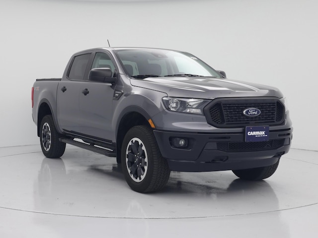 Gray 2021 Ford Ranger XL SuperCrew 4WD Pickup Truck Four-Wheel Drive Automatic