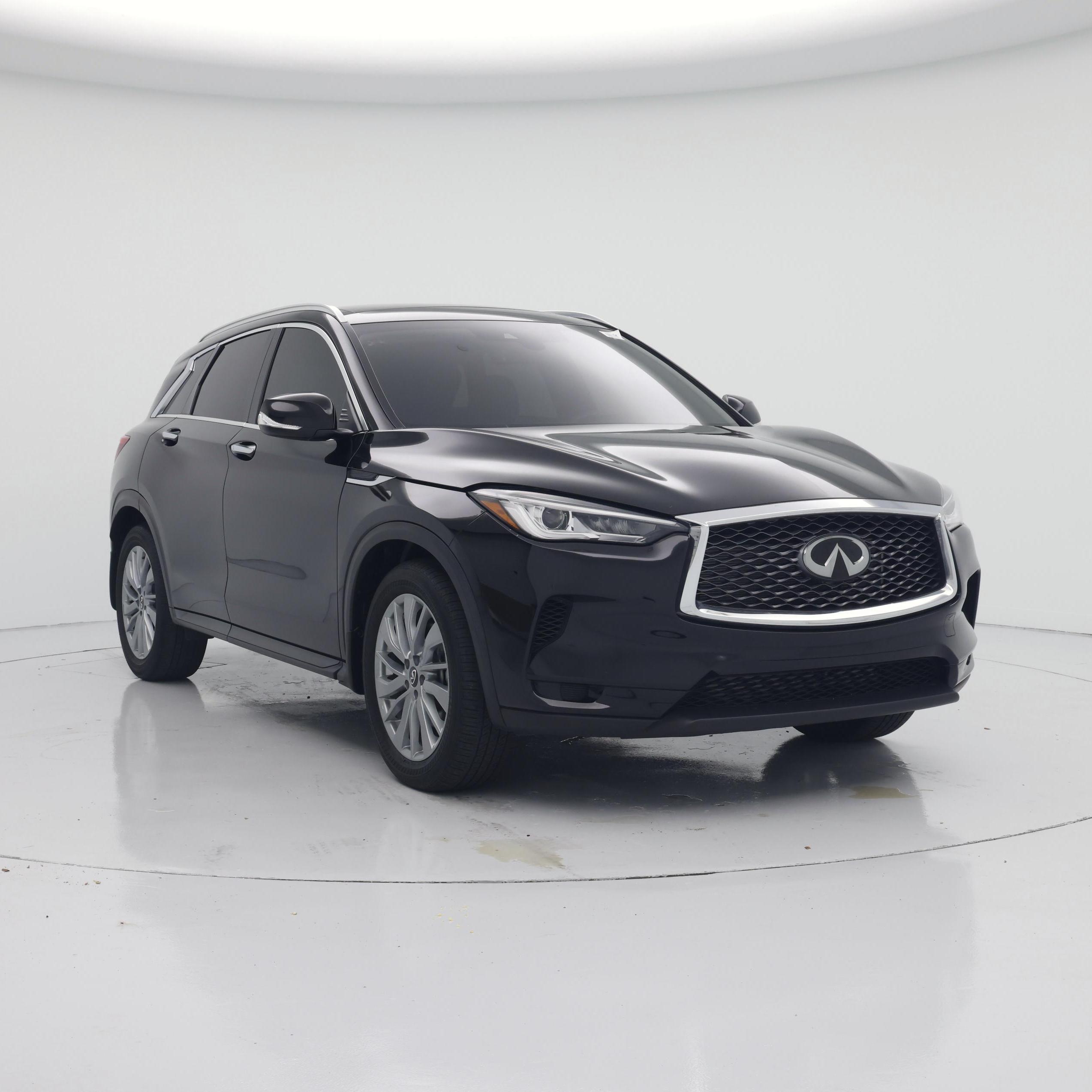 Black 2023 INFINITI QX50 Luxe FWD SUV / Crossover Front-Wheel Drive Automatic