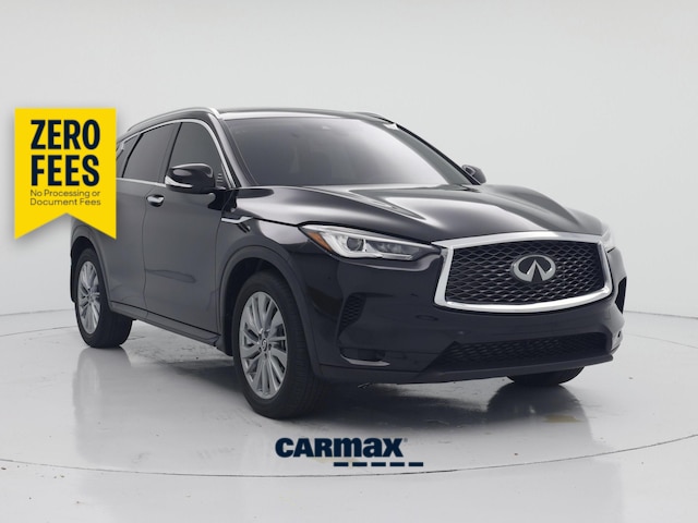 Black 2023 INFINITI QX50 Luxe FWD SUV / Crossover Front-Wheel Drive Automatic