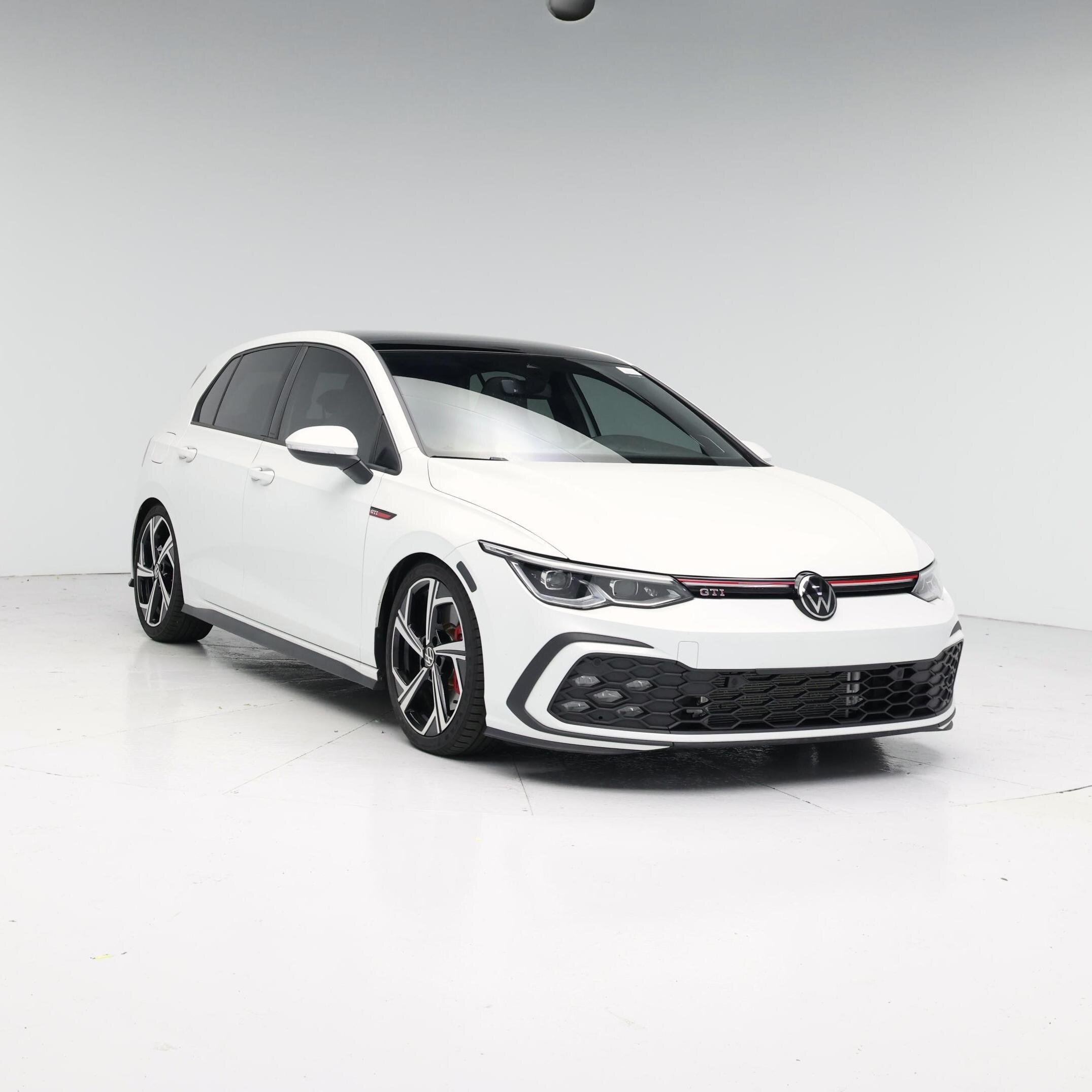 White 2024 Volkswagen Golf GTI SE FWD Hatchback Front-Wheel Drive Automatic