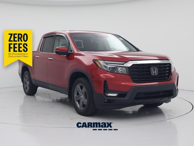 Red 2023 Honda Ridgeline RTL-E AWD Pickup Truck All-Wheel Drive Automatic