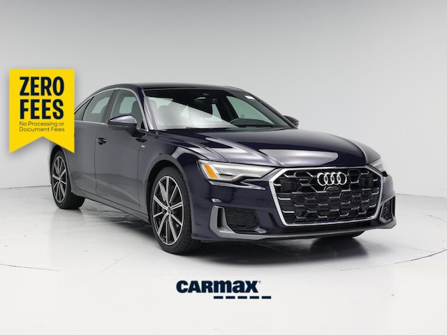Blue 2024 Audi A6 quattro Premium Plus 55 TFSI Sedan All-Wheel Drive Automatic