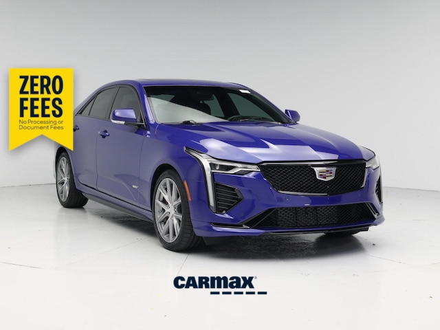 Blue 2020 Cadillac CT4 V-Series RWD Sedan Rear-Wheel Drive Automatic