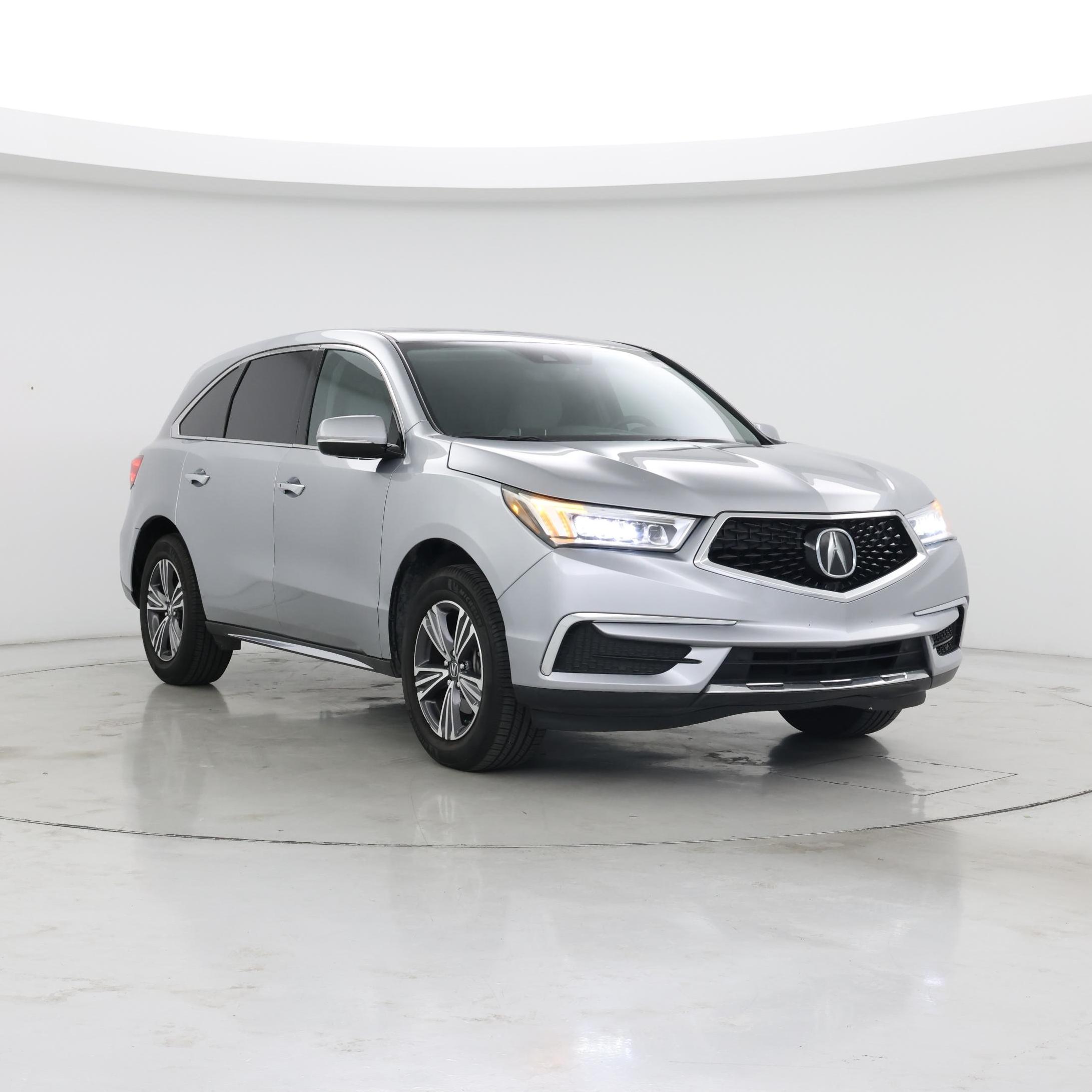 Silver 2018 Acura MDX SUV / Crossover Front-Wheel Drive Automatic