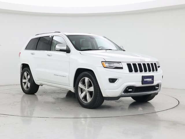 White 2015 Jeep Grand Cherokee Overland SUV / Crossover 4X2 Automatic