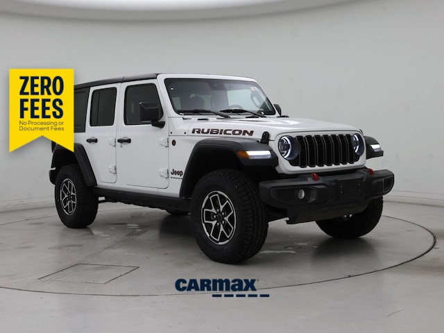 White 2025 Jeep Wrangler Rubicon 4-Door 4WD SUV / Crossover Four-Wheel Drive Automatic