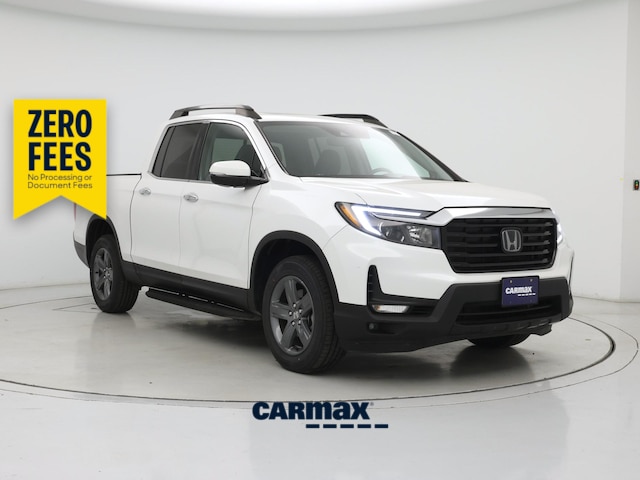 White 2023 Honda Ridgeline RTL-E AWD Pickup Truck All-Wheel Drive Automatic