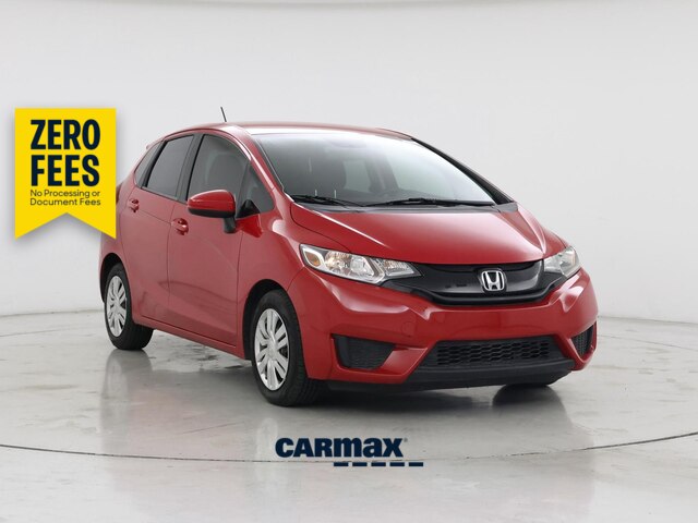Red 2015 Honda Fit Hatchback Front-Wheel Drive Automatic