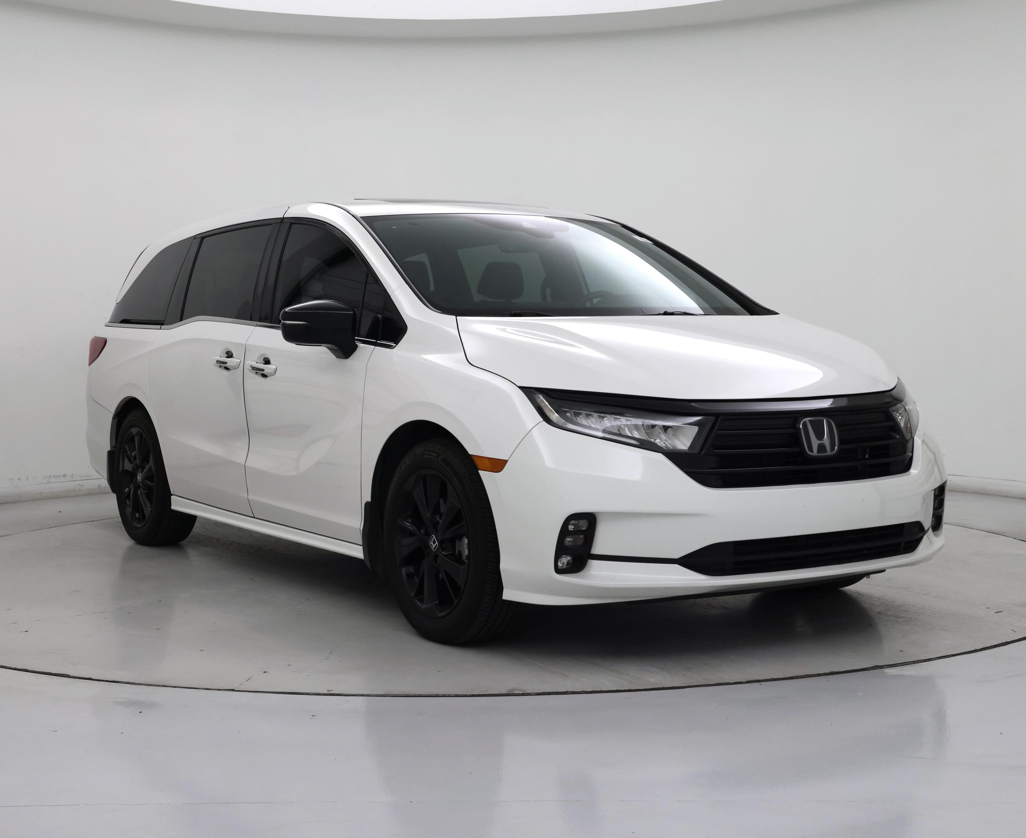 White 2024 Honda Odyssey Sport FWD Minivan Front-Wheel Drive Automatic