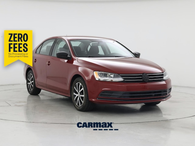 Red 2016 Volkswagen Jetta 1.4T SE FWD Sedan Front-Wheel Drive Automatic