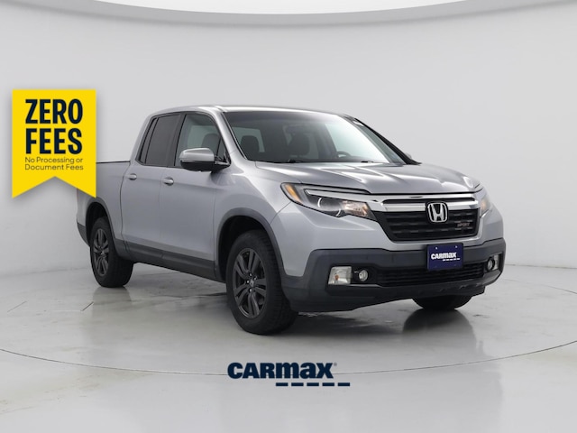 Silver 2019 Honda Ridgeline Sport AWD Pickup Truck All-Wheel Drive Automatic